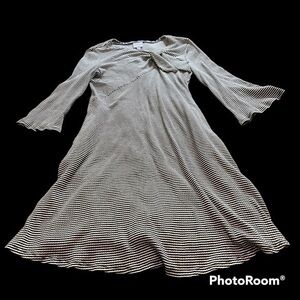 Black and white striped Violet Weekend dress